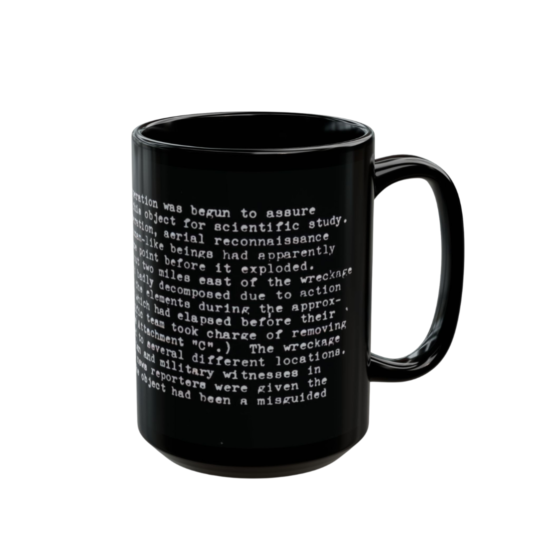 ROSWELL DECLASSIFIED mug - BLKOUT Edition