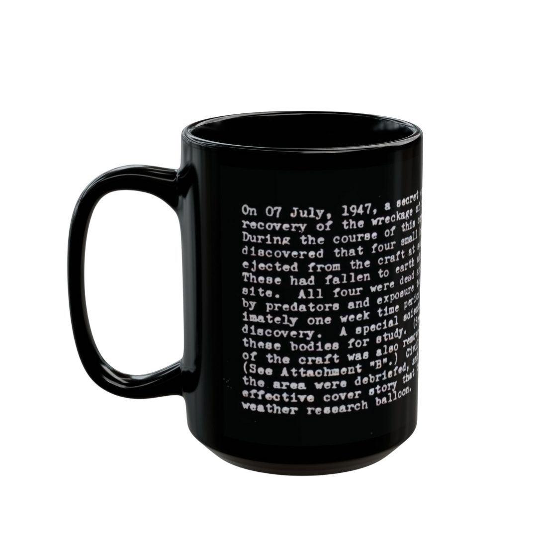 ROSWELL DECLASSIFIED mug - BLKOUT Edition