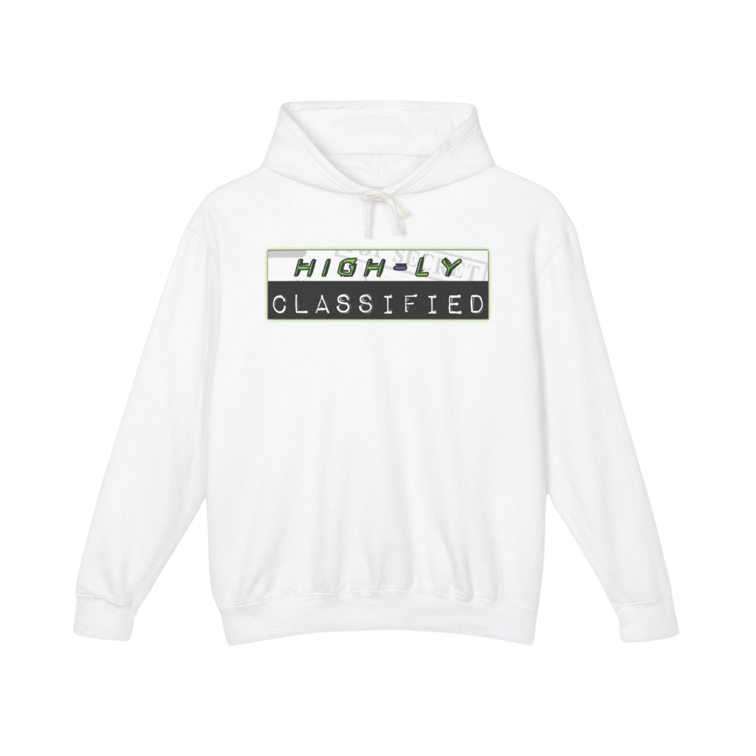 ALIEN WEED EYES White Hoodie