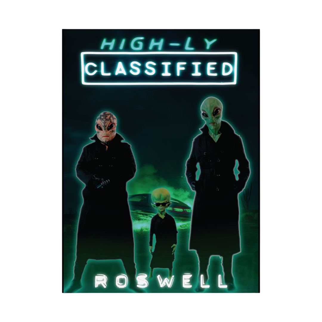 high-ly CLASSIFIED: ROSWELL (episode 1 poster)