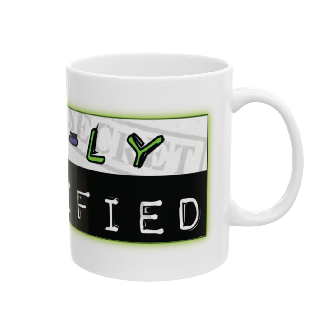 high-ly CLASSIFIED Logo Mug - WHITE Edition