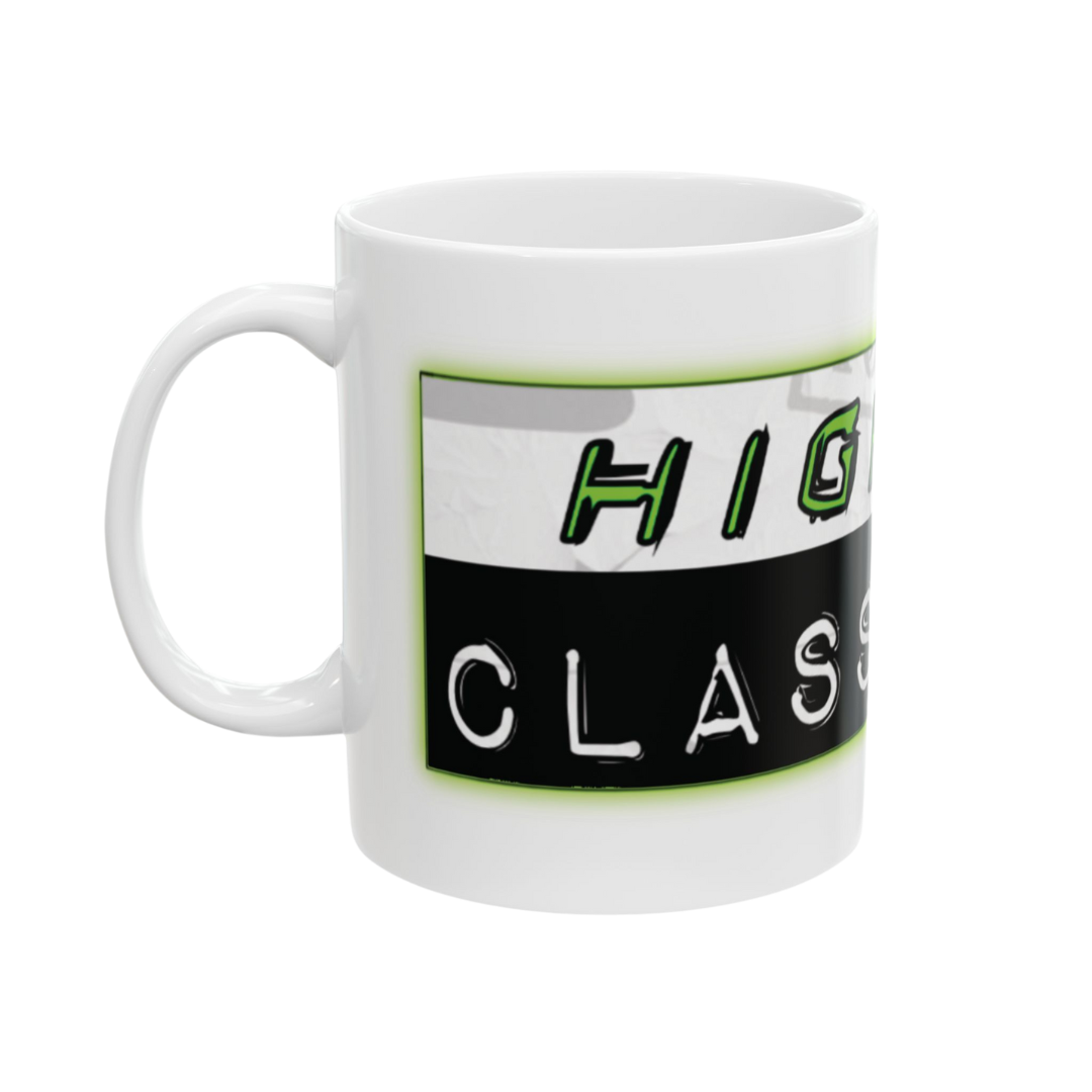 high-ly CLASSIFIED Logo Mug - WHITE Edition