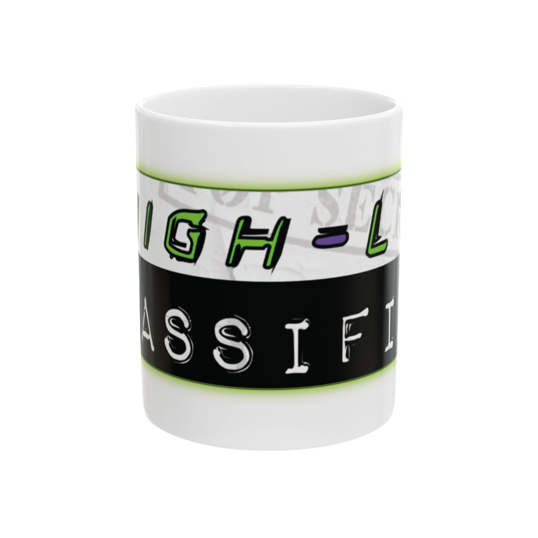 high-ly CLASSIFIED Logo Mug - WHITE Edition