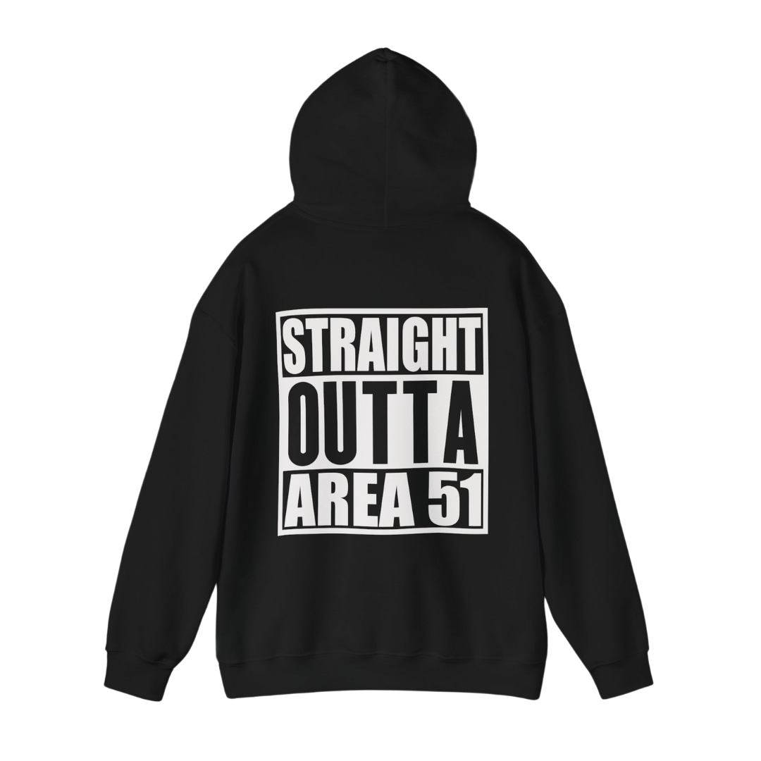 STRAIGHT OUTTA AREA 51 Hoodie - high-ly CLASSIFIED Edition