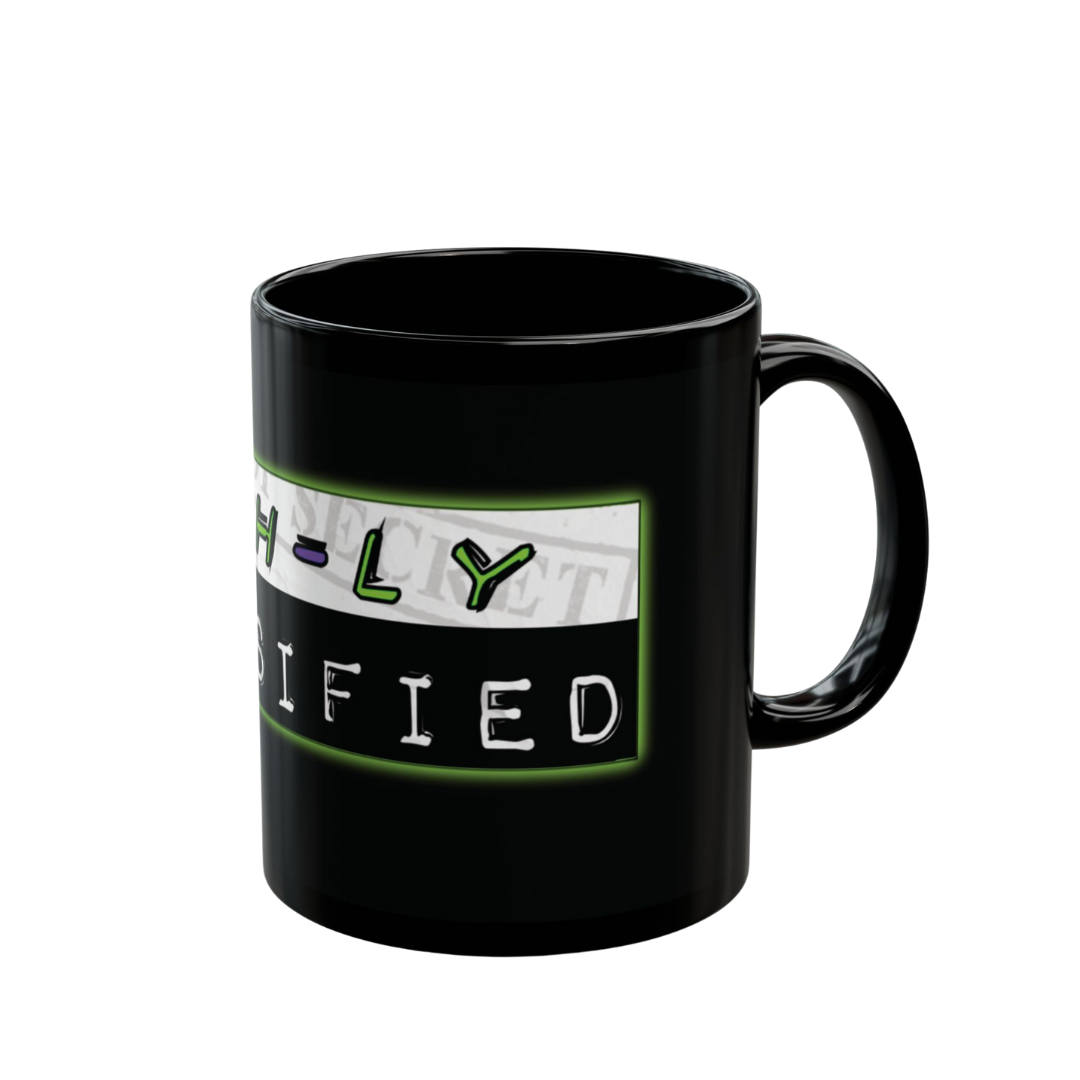 high-ly CLASSIFIED mug - BLACK EDITION