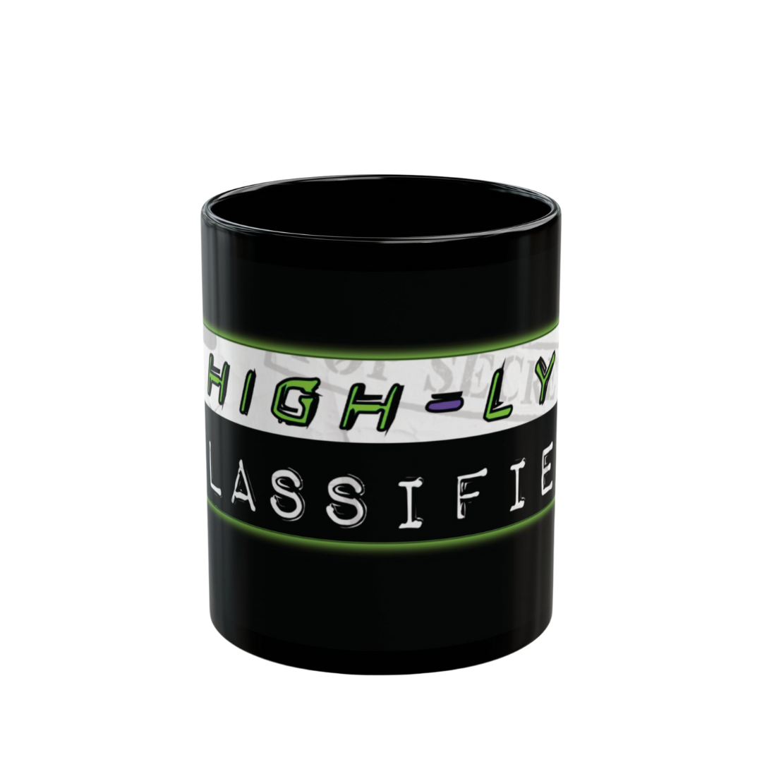 high-ly CLASSIFIED mug - BLACK EDITION