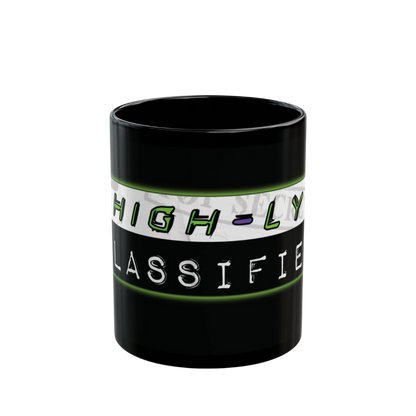 high-ly CLASSIFIED mug - BLACK EDITION