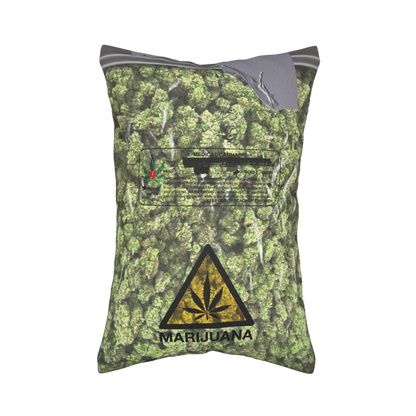 Cosmic Kush-ins Alien Weed Lumbar Pillow