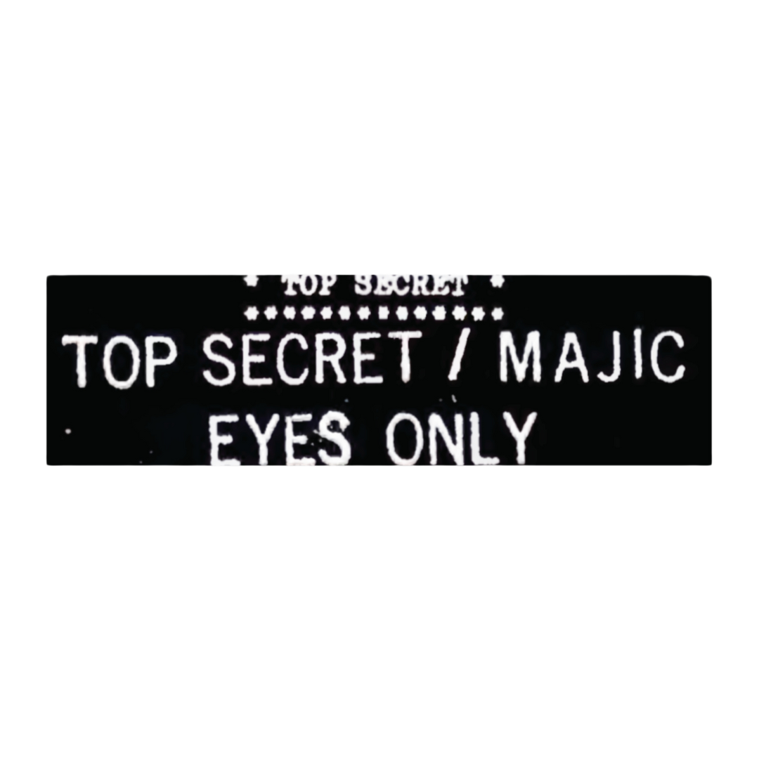 Top Secret / Majic Eyes Only Bumper Sticker