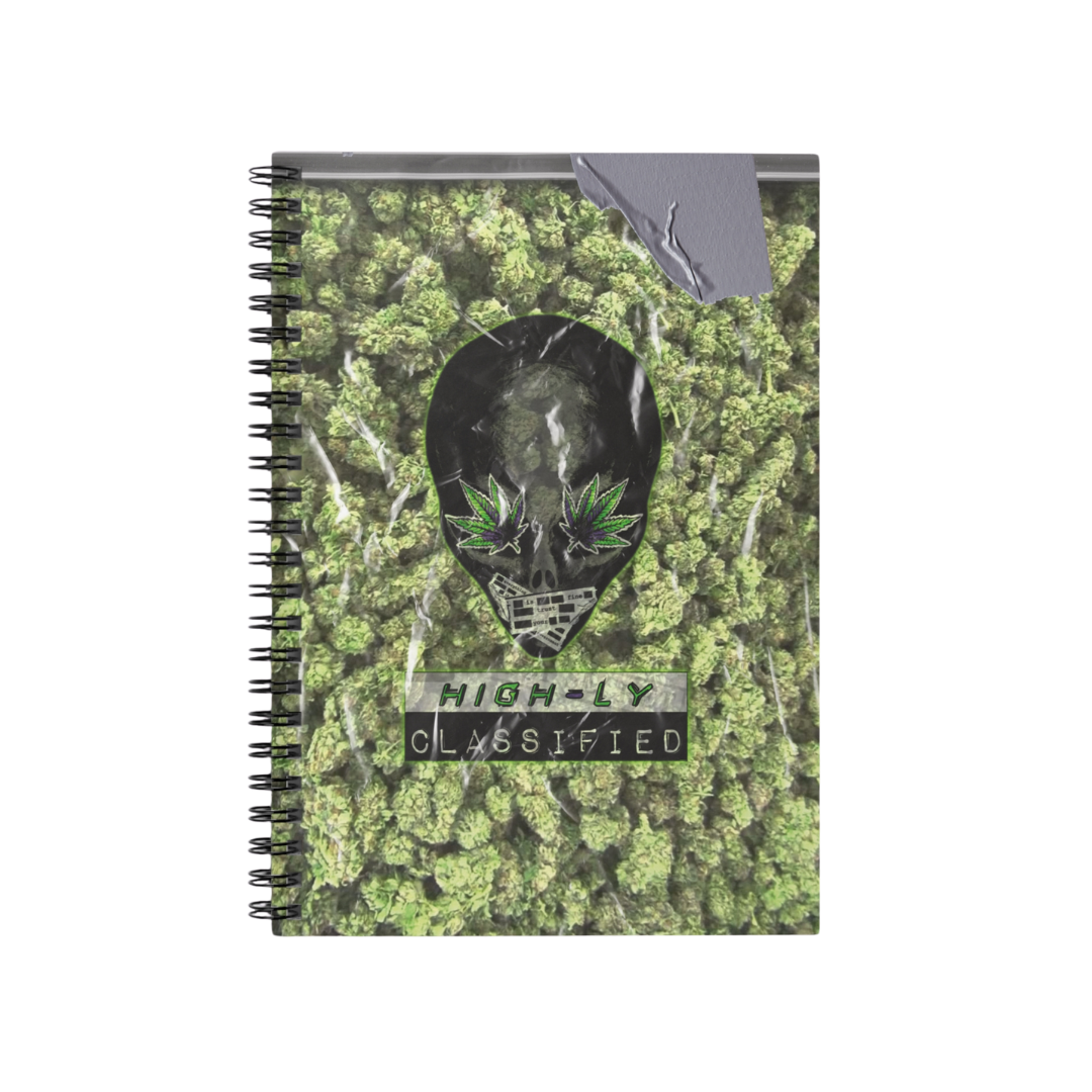 Highly Classified Alien Weed Notebook