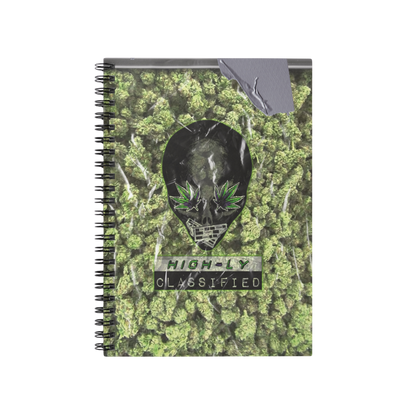 Highly Classified Alien Weed Notebook