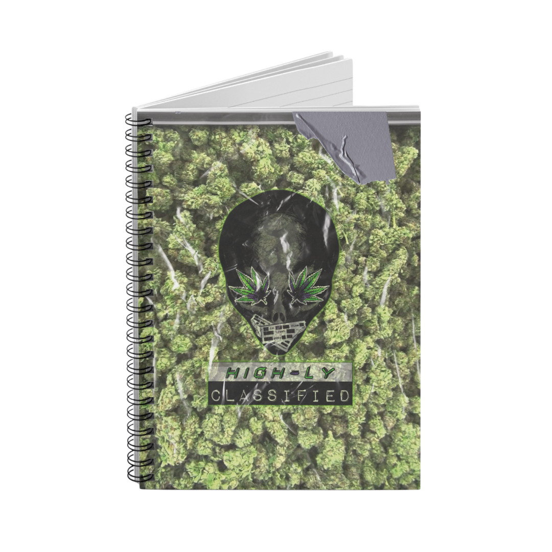 Highly Classified Alien Weed Notebook