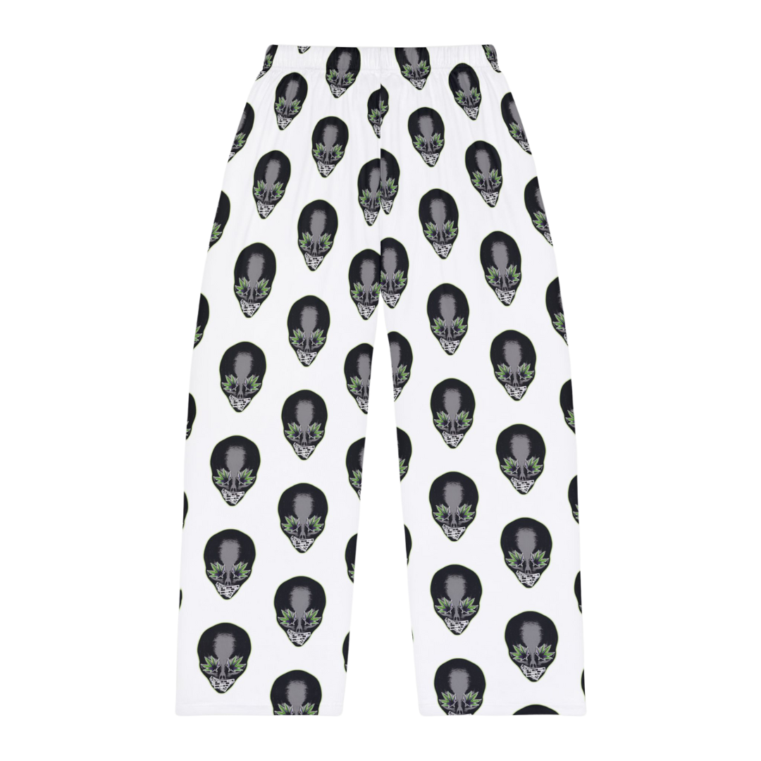 Men's Pajama Pants (AOP) white